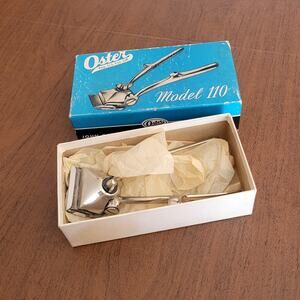 Vintage Oster Model 110 Hair Clippers with Guard Original Box made in USA